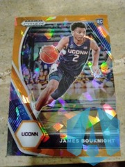 2021 Panini Prizm Draft Picks JAMES BOUKNIGHT #12 Orange Cracked Ice Rookie RC